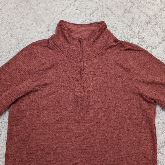 Nike Jacket Women's S Pink Cedar Sphere Element ¼ Zip Pullover Running Warm - Picture 2 of 8